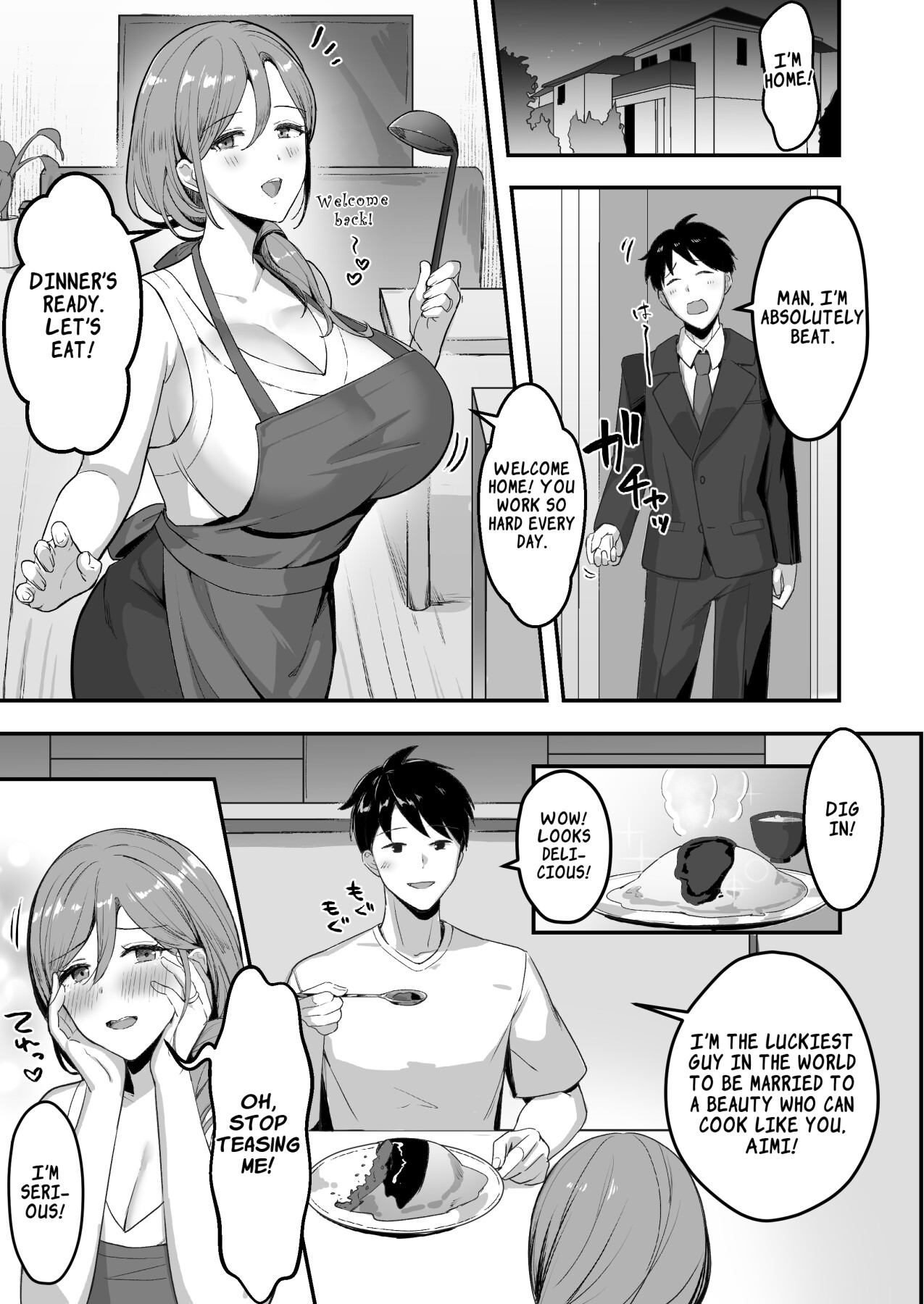 Hentai Manga Comic-The Housewife Courier Who Became a Bitch for the Customer's Huge Cock-Read-2